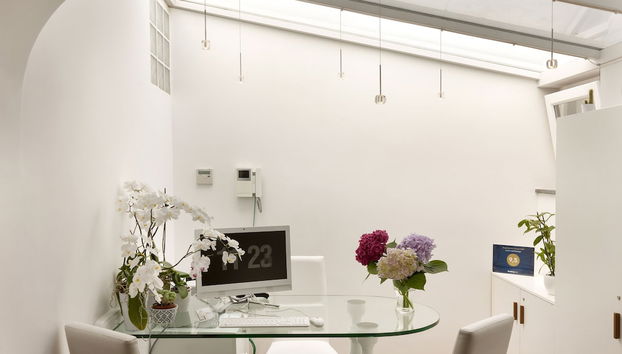 Mostrador de check-in y check-out