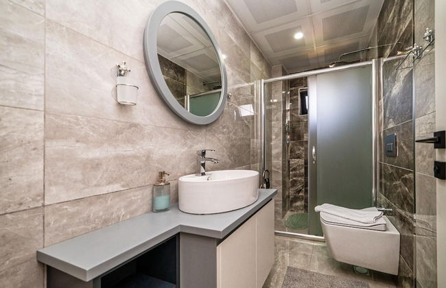 Lux Villa w Balcony Pool Sauna Garden in Antalya - Foto 48