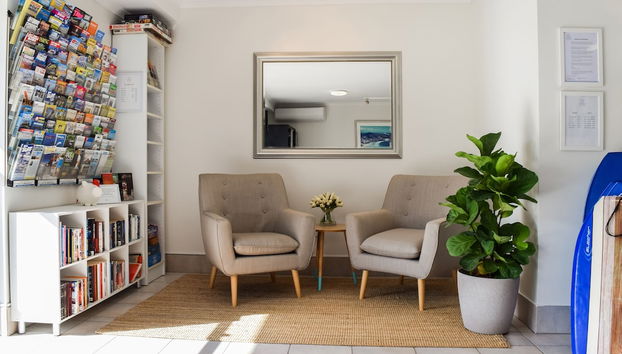 Sala de estar do lobby