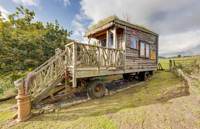 2x Double Bed - Glamping Wagon, Dalby Forest - Foto 1