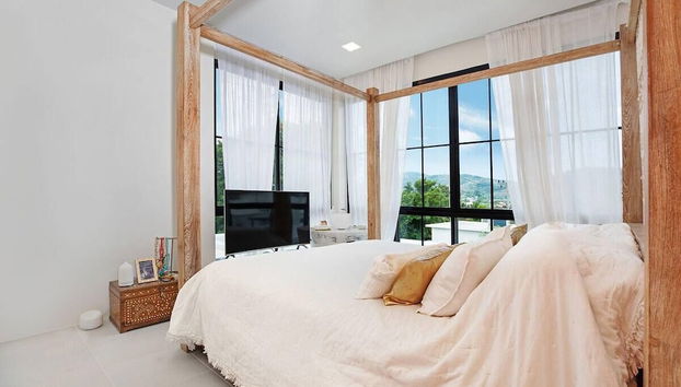 Mediterranean-Asian 3BR Villa Cristina - Foto 3, Habitación