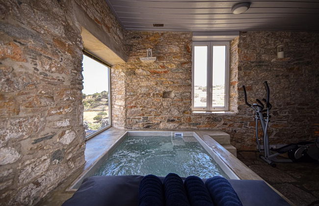 Villa Gaia Syros 1800 s Stone Building - Foto 33
