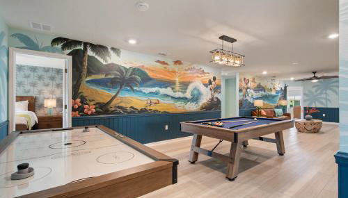 New 10-bedroom Luxury Retreat, Private Pool and Spa, Near Disney and Orlando - Foto 2, Game Room