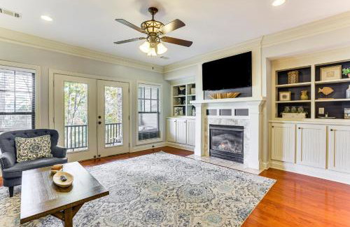 Private Patio, Decks Waterfront Eatonton Townhome - Foto 7