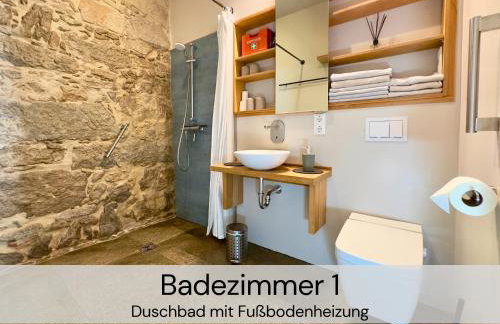 HexenburgbeiDresden Maisonette über 2 Etagen mit 4 Schlafzimmern, Kamin, Terrasse und Faßsauna, Nähe Sächsische Schweiz Dresden - Foto 6