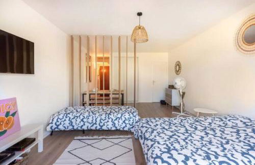 Idéal familles ou pros studio 4 pers à Talence, proche tram et Bordeaux centre - Foto 4