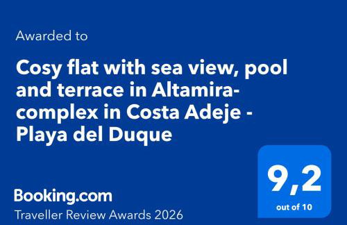 Cosy flat with sea view, pool and terrace in Altamira-complex in Costa Adeje - Playa del Duque - Foto 53