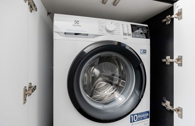 Minimalist Apartment in Łódź by Renters - Foto 21