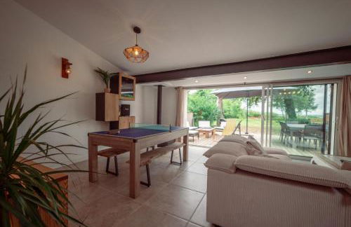 Maison vu Lac en première ligne du lac de Lacanau avec terrain de tennis privatif - Foto 25