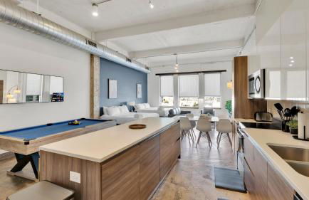 Downtown Loft Walk to Convention Center Sleeps 5 - Foto 15