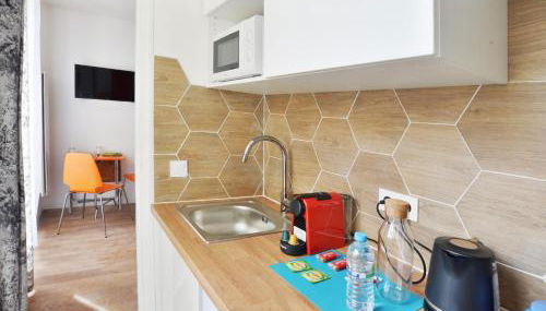 Studio au calme proche Gare - 25' Paris centre - Foto 5, stove, minibar