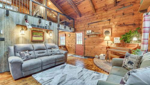 Family-Friendly Tyrone Cabin with Deck Near Hiking - Foto 4