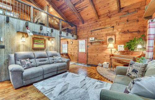 Family-Friendly Tyrone Cabin with Deck Near Hiking - Foto 4