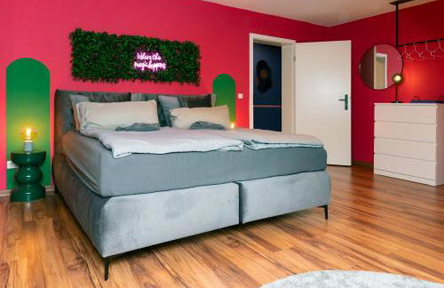 Pop Art Apartment - Balkon, Netflix, Nespresso, Zentral, Messe - Foto 16