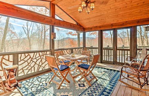 5 Mi to Ski Sapphire Valley Cozy Retreat with Decks - Foto 14