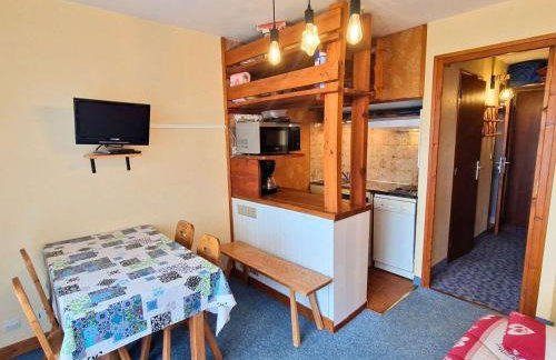 Studio 4 pers, balcon sud, parking, résidence calme - FR-1-393-161 - Foto 13