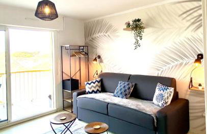 Studio DUNES de NALA avec balcon vue Dunes et latérale Mer pour 4 pers 100m plage wifi ménage compris - Foto 1