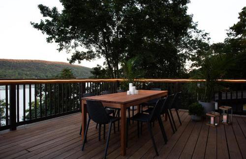 Lakeview Villa with Private Hot Tub, Firepit & Breathtaking Cliff Views - Foto 47