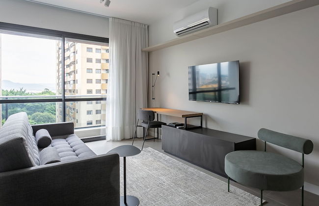 Studios Tower by Viva - Prédio com piscina e estacionamento no centro de Floripa - Foto 48