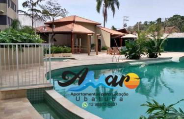 Jardim das Palmeiras II Home Resort JP2 Ubatuba - Apartamento com 2 Dorms, 1 Suíte, Condomínio com Piscina Adulto e Infantil, Jacuzzi Aquecida,Sauna, Churrasqueira, Academia, Salão de Jogos e Playground - Foto 6