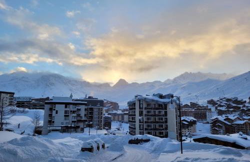 Appartement Tignes 2100 - 4-6 personnes - 1 chambre - 4 lits - Wifi haut débit - Parking couvert inclus - Foto 12