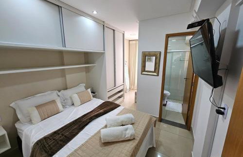 Lindissimo Flat 101 a uma esquina Flamboyant Shop - Foto 1