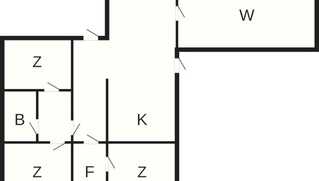 6 Person Holiday Home in Graested - Photo 3, Plan d’étage