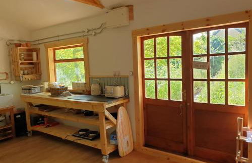 The Potting Shed near Tenby, 100" Projector, Four poster bed, On-site HOT TUB access via Spa Pack - Photo 24