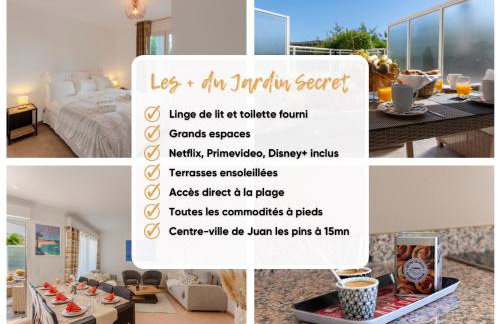 Le Jardin Secret by Golden Riviera Terrasses & accès plage - Foto 3