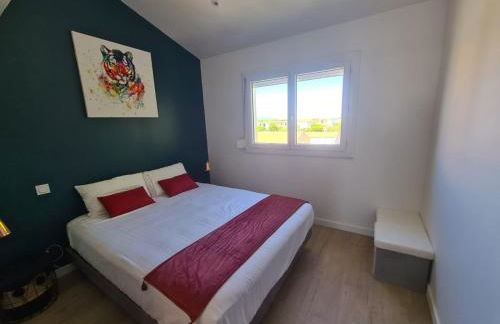 Nautica bulles jacuzzi privatif vue lac marin - Foto 13