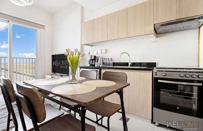 WelHome - Breathtaking View 1BR Apt in Damac Hills 2 - Foto 8