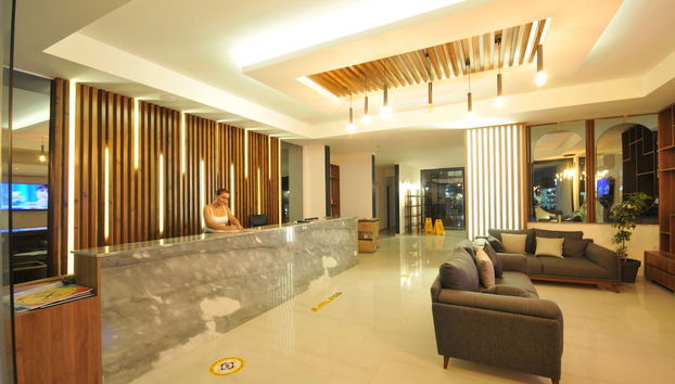 Sala de estar do lobby