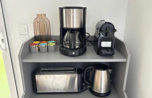 Les dunes, maison neuve 8 p bien équipée jardin clos, terrasse équipée, parking, garage à 850 m de la plage et centre bourg, sur plages du débarquement près Arromanches et Bayeux, chiens bienvenus - Foto 18