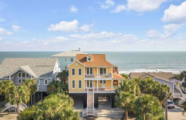 Oceanfront w/ Pool, Panoramic Deck Views, 5bdr Folly Ocean Breeze by Avantstay - Foto 68