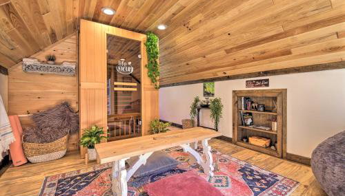 Trout Ponds and Sauna Unique Log Cabin in Freedom - Foto 3