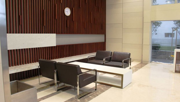 Lobby sitting area