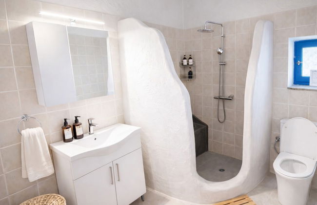 Villa Kotseli: Traditional Stone House with Pool & Sunset Sea Views - Foto 32