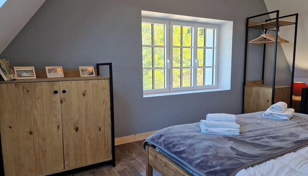 Breton Holiday Home With sea View, Plougasnou - Foto 5, Habitación