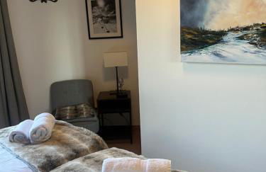 Arc 1950 Ski in Ski out and Spa- Newly refurbished 153 Sources De Marie- 2 bedroom , 2 bathroom-Sleeps 4-6, Mont Blanc view from every window, Free WiFi - Foto 17