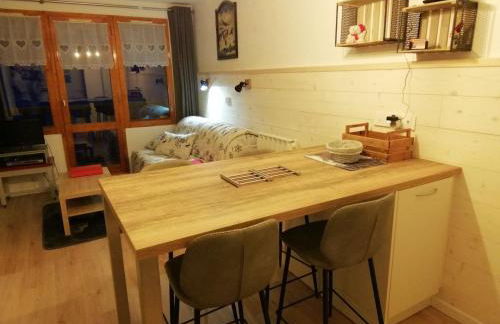 La Plagne Les Coches studio divisible ensoleillé - Foto 14