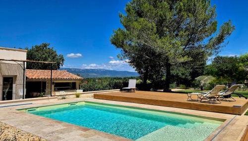 Villa grand confort, piscine privée, petanque, pool house - Foto 2, sunbed