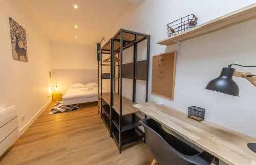 Le Green, appartement rénové, 4 chambres et jardin - Foto 8