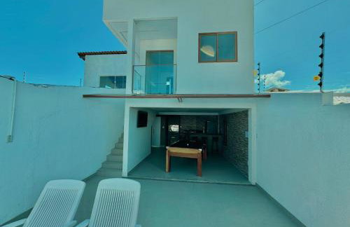 Bela acomodação em jacuipe com churrasqueira, piscina, mesa de sinuca e três quartos, dois sendo suítes! Além de muito espaço por toda a área! - Foto 18