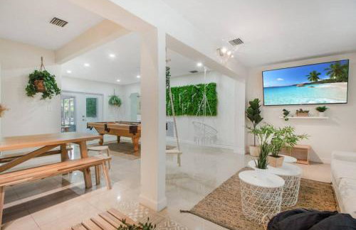 Casa Aloha Tropical Pool Beach 9 Mins Games - Foto 33