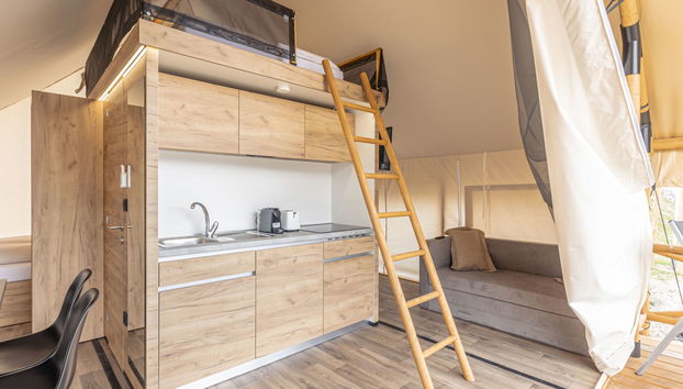 Luxuszelt Safari für 6 Personen - Foto 2, Kitchen / Dining Room