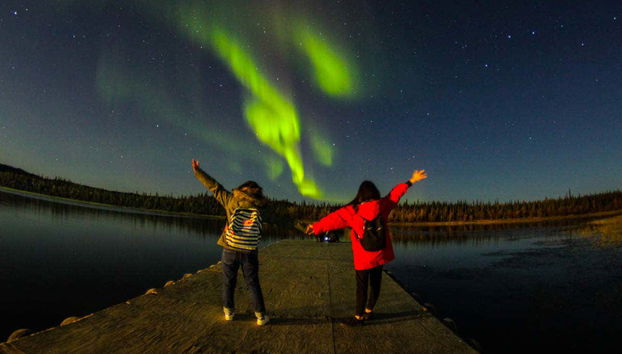 Contemplez l'aurore boréale