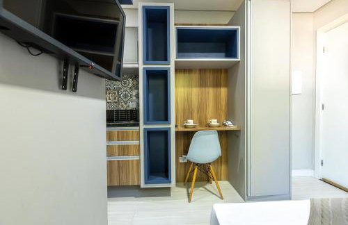 Studio com linda decoração com ótima localização 12 - Foto 13