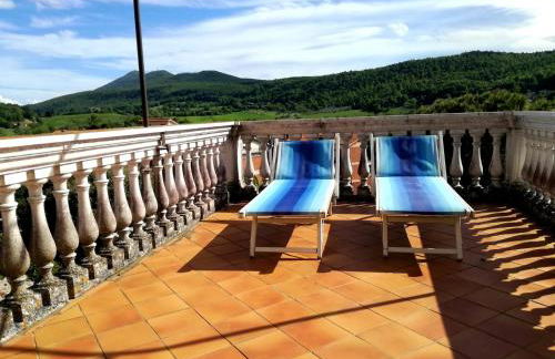 Mansarda con solarium panoramico su centro storico di Sarteano vicino alle famose terme della Val d'Orcia - Photo 9