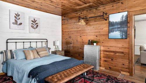 Woodland cabin w hot tub & fire pit - Foto 3