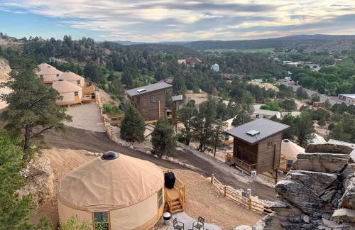 Yurt Overlook #3 with AC and Private Bath 2 Kings - Foto 17